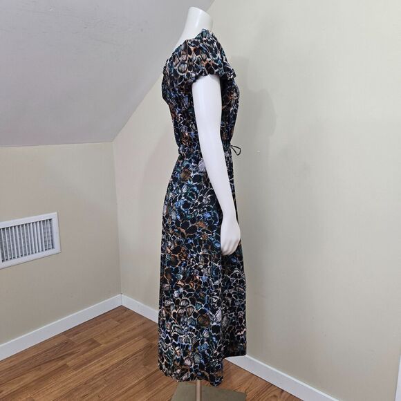 Ulla Johnson Gabi Dress Size 6?/S Starling Feather Midi Puff Sleeve Empire Waist - Picture 11 of 15